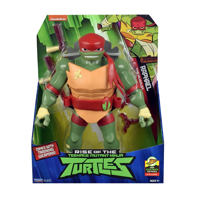 TESTOASELE NINJA FIGURINA RAPHAEL GIGANT CU ACCESORII DE LUPTA