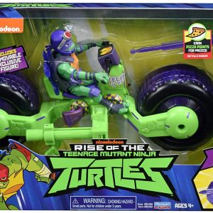 TESTOASELE NINJA VEHICUL CU FIGURINA DONATELLO