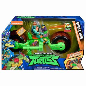 TESTOASELE NINJA VEHICUL CU FIGURINA MICHELANGELO