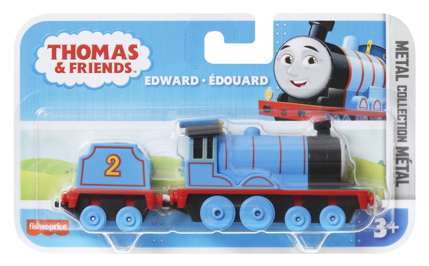 THOMAS LOCOMOTIVA CU VAGON PUSH ALONG EDWARD