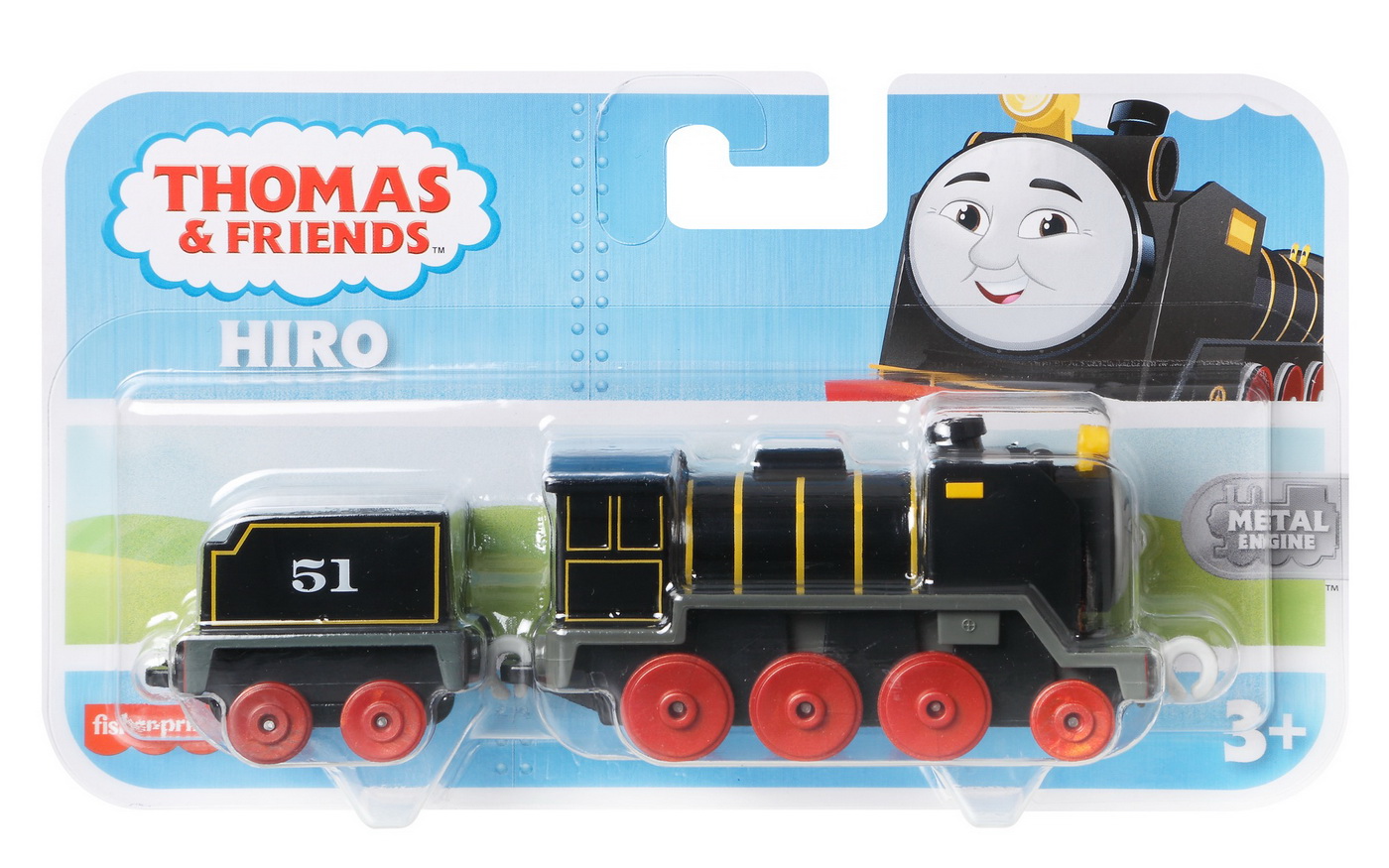 Thomas Locomotiva Cu Vagon Push Along Hiro