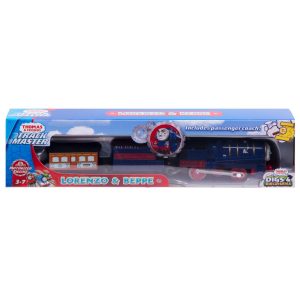 THOMAS LOCOMOTIVA LORENZO SI BEPPE MOTORIZATA CU 2 VAGOANE