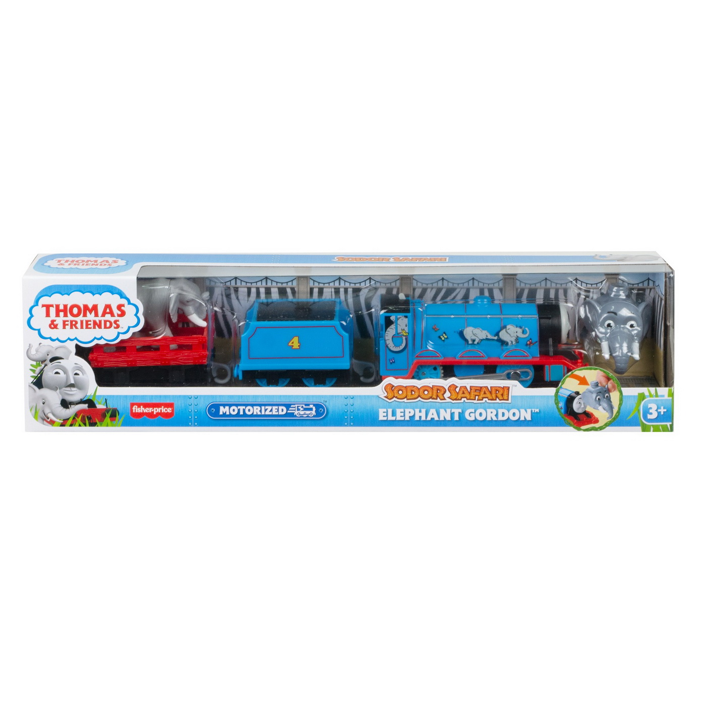 Thomas Locomotiva Motorizata Safari Elephant Gorgon