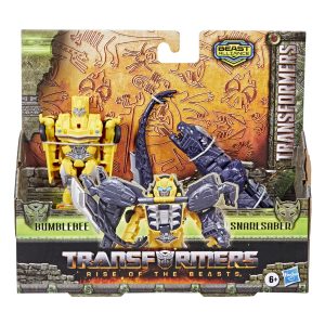 TRANSFORMERS 7 BEAST ALLIANCE SET 2 FIGURINE BUMBLEBEE SI SNARLSABER 13CM