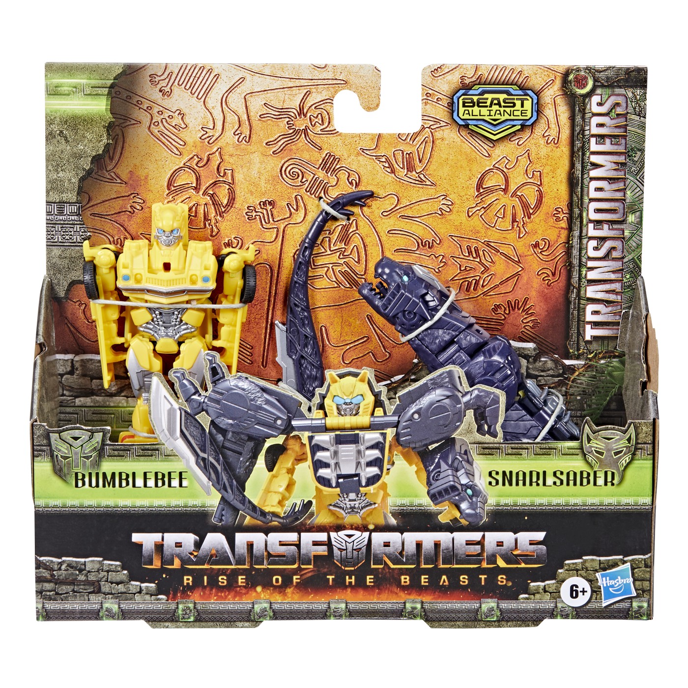 TRANSFORMERS 7 BEAST ALLIANCE SET 2 FIGURINE BUMBLEBEE SI SNARLSABER 13CM