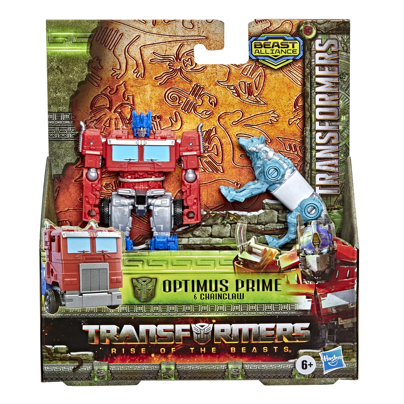 TRANSFORMERS 7 BEAST ALLIANCE SET 2 FIGURINE OPTIMUS PRIME SI CHAINCLAW