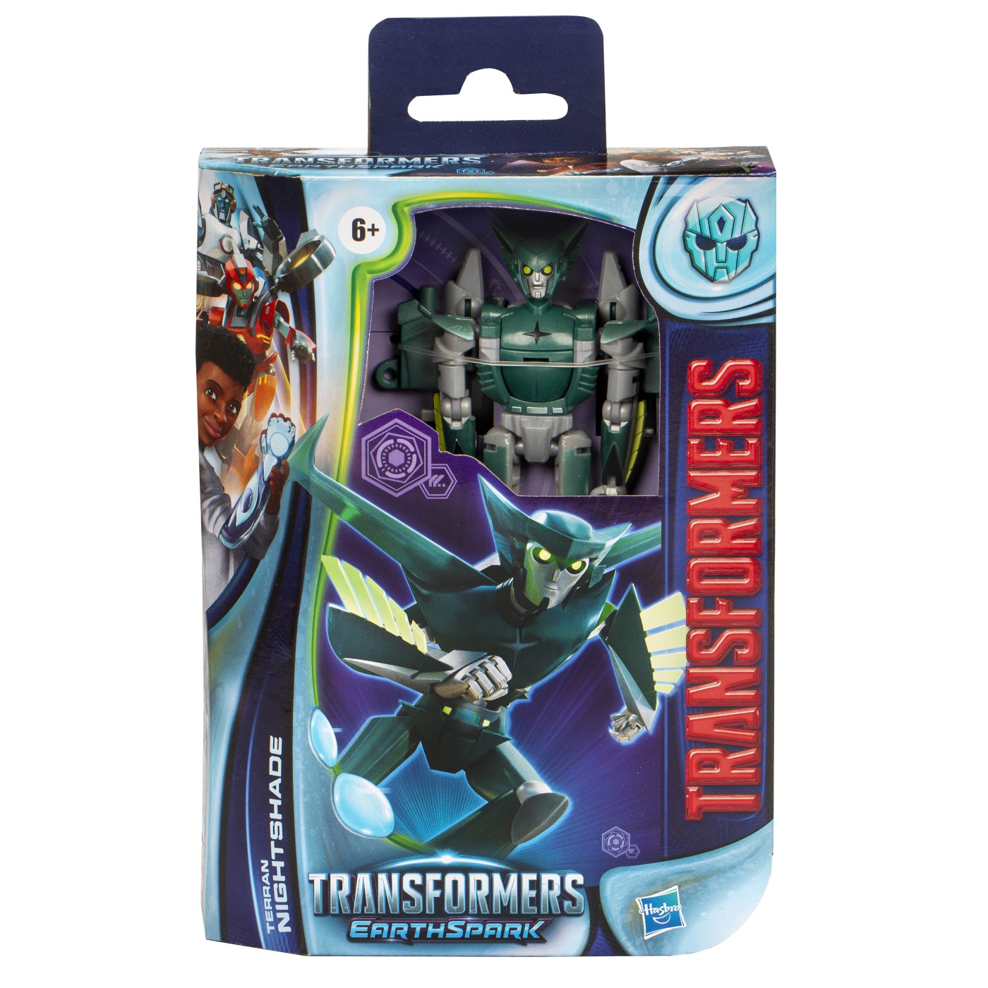 TRANSFORMERS FIGURINA EARTHSPARK DELUXE TERRAN NIGHTSHADE 12.5CM