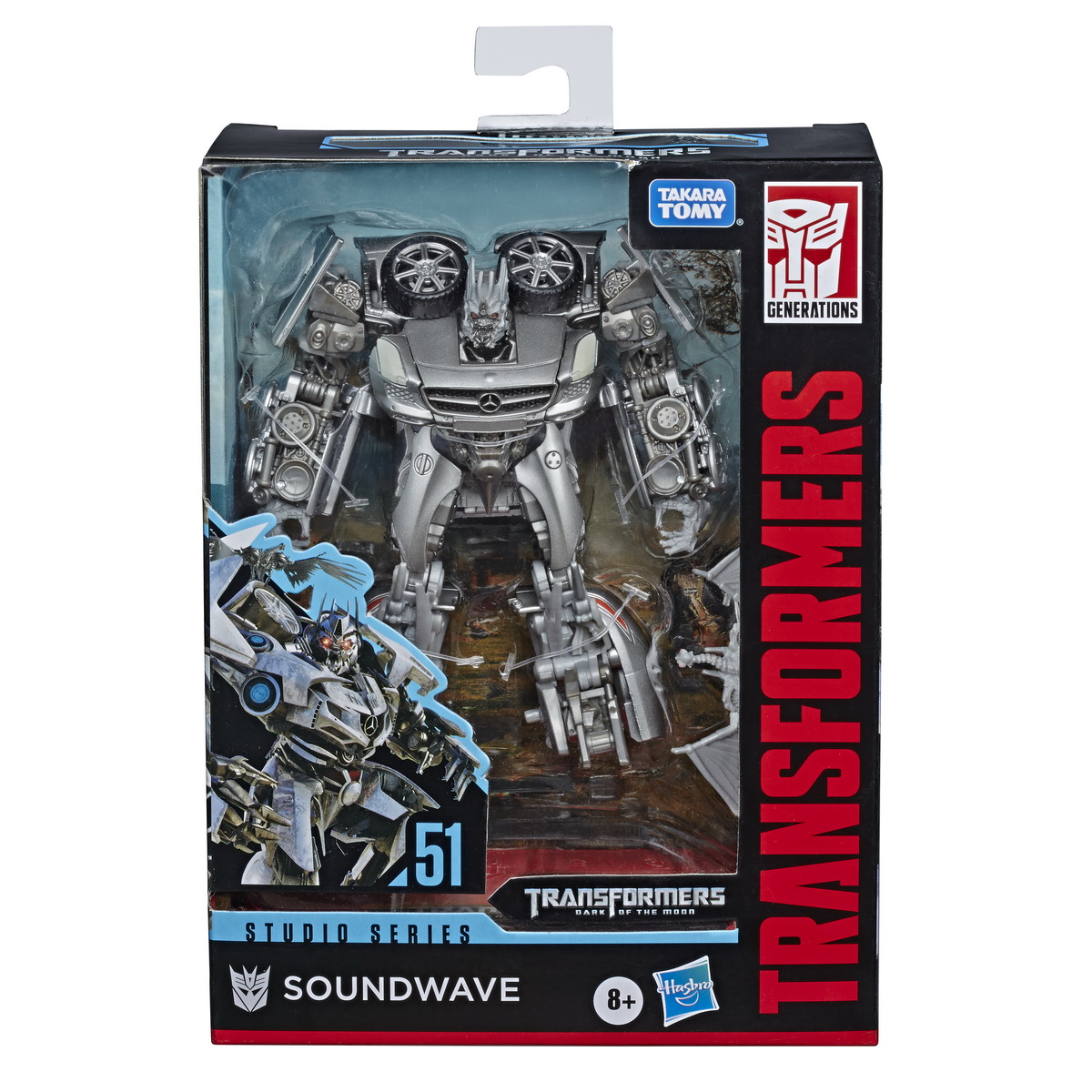 TRANSFORMERS GENERATIONS DELUXE ROBOT SOUNDWAVE