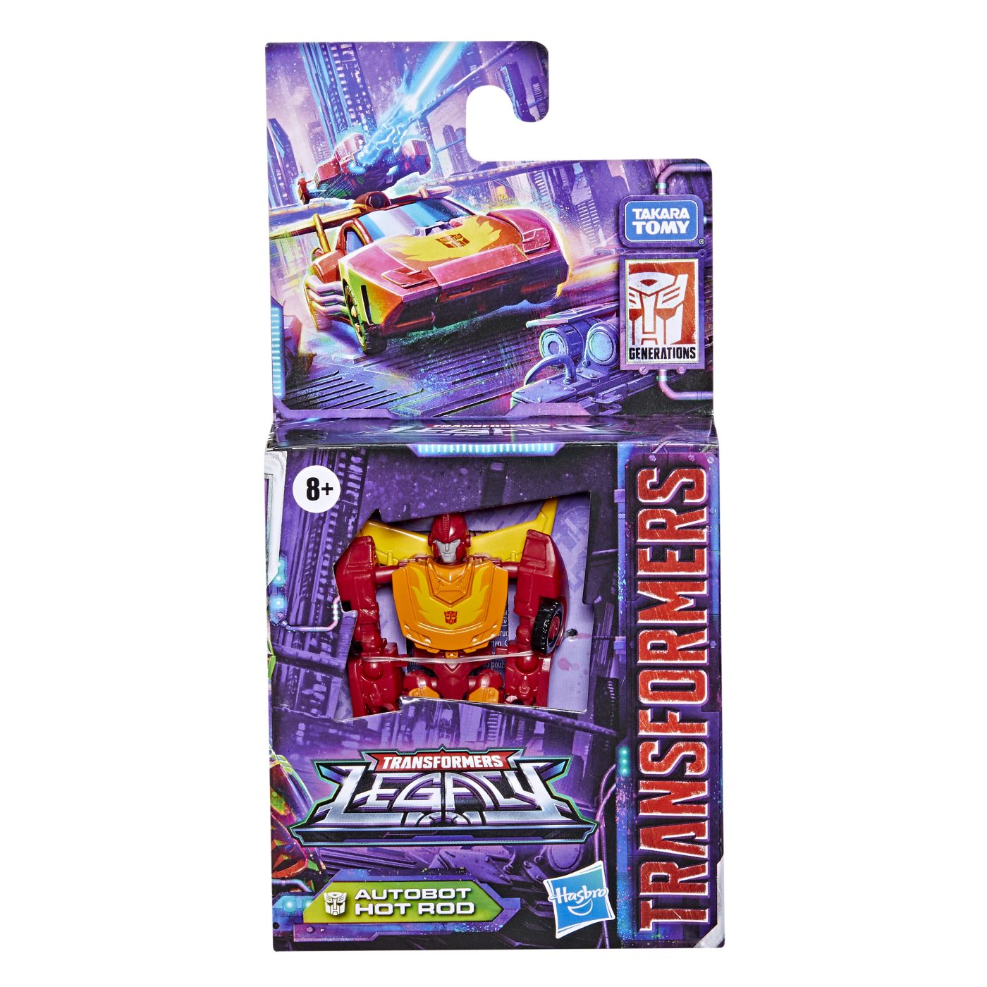TRANSFORMERS LEGACY UNITED FIGURINA AUTOBOT HOT ROD 8.5CM