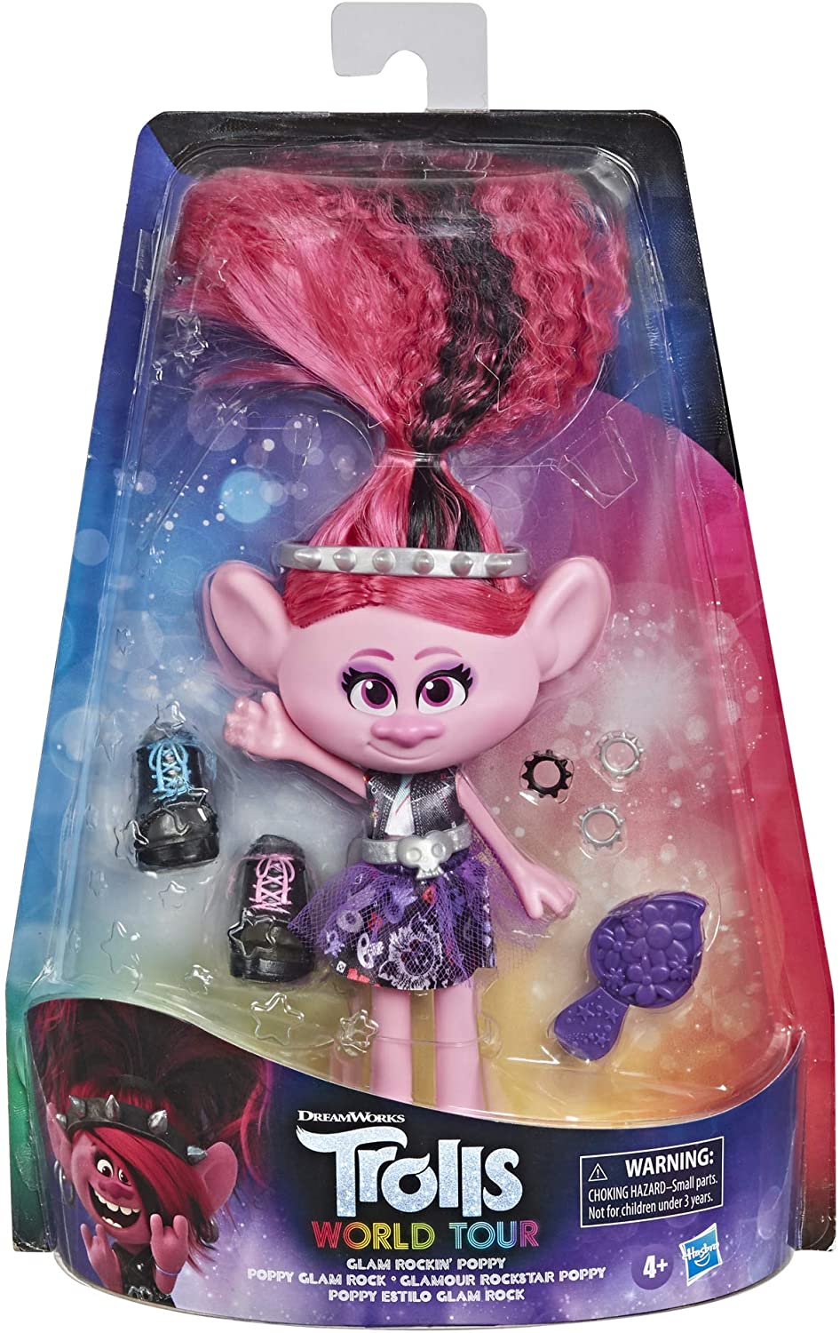 TROLLS PAPUSA POPPY ROCK STYLE DELUXE FASHION