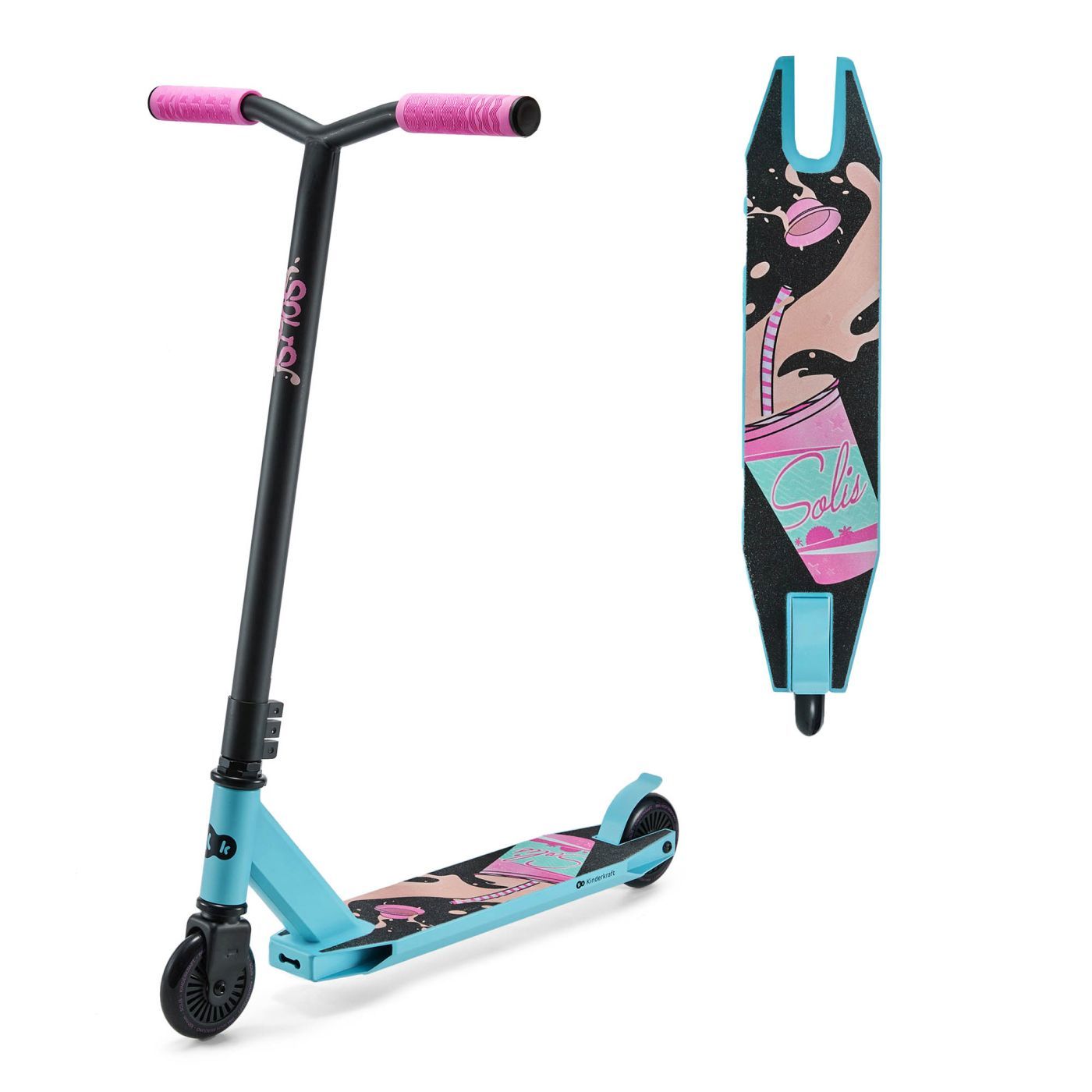 TROTINETA KINDERKRAFT SOLIS, PINK