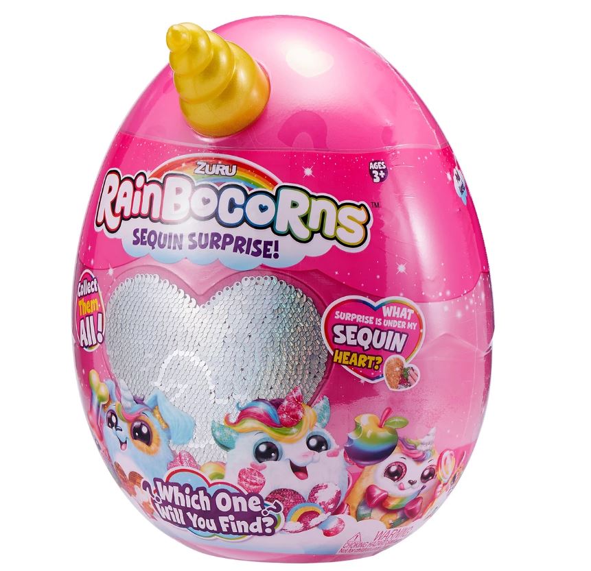 UNICORNUL CURCUBEU CU PAIETE ALBE