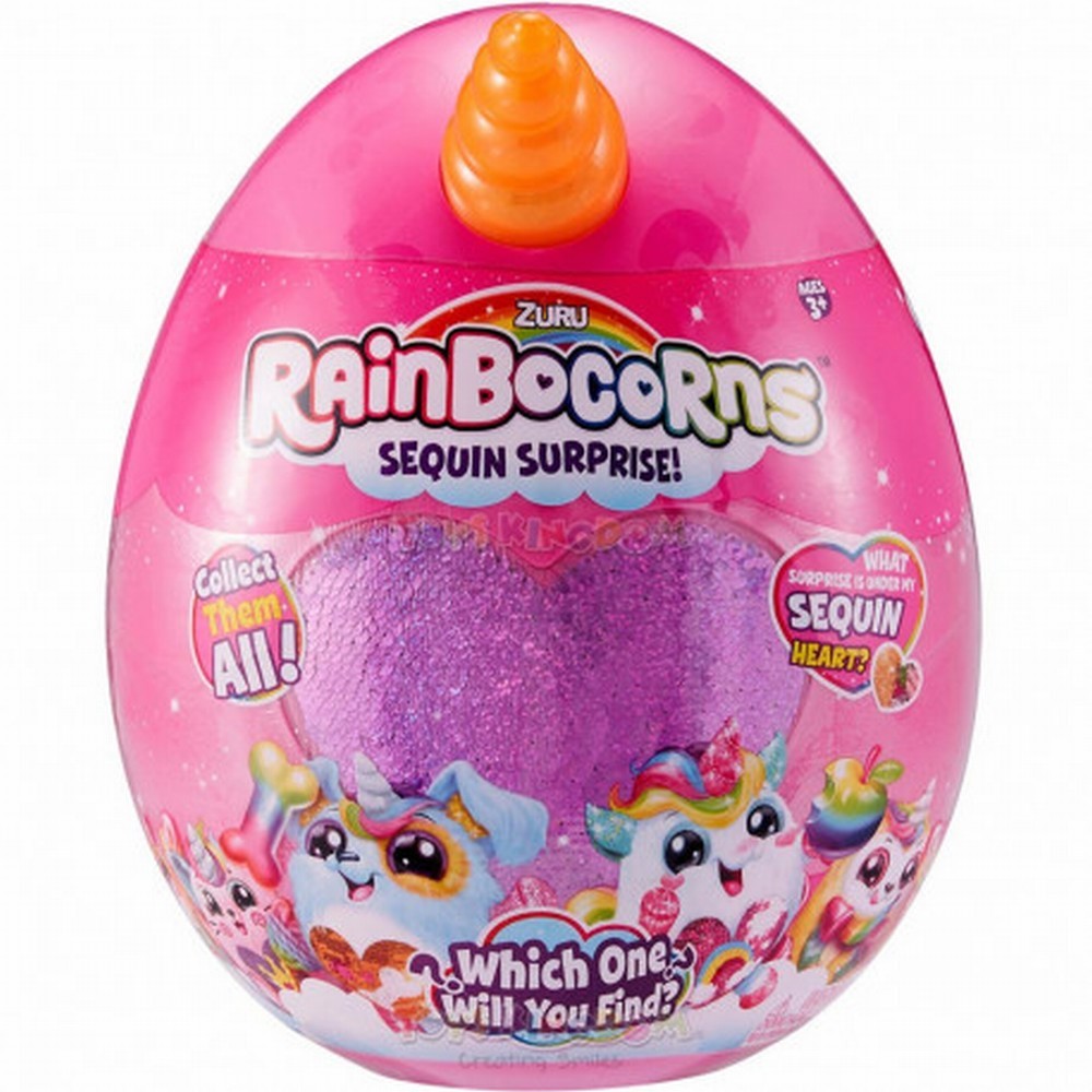 UNICORNUL CURCUBEU CU PAIETE VIOLET