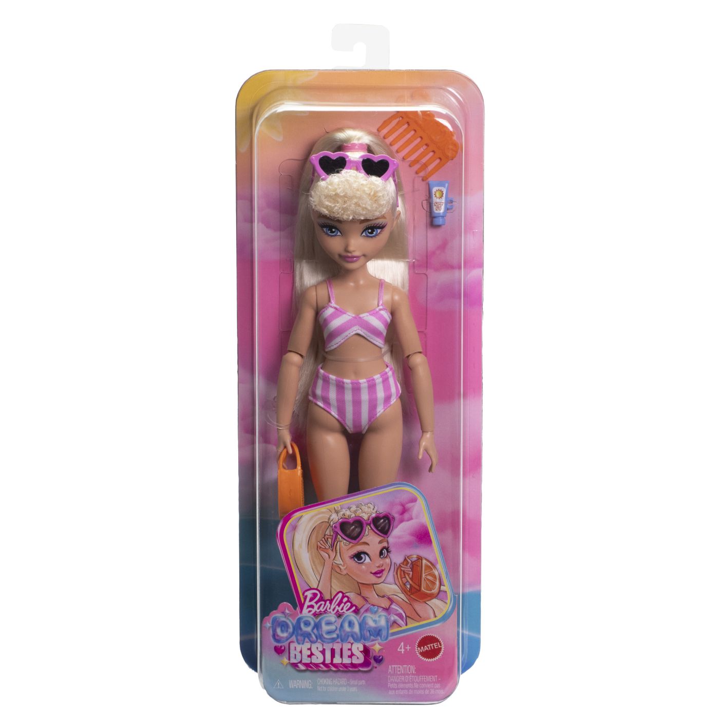 BARBIE DREAM BESTIES PAPUSA BARBIE MALIBU LA PLAJA CU ACCESORII