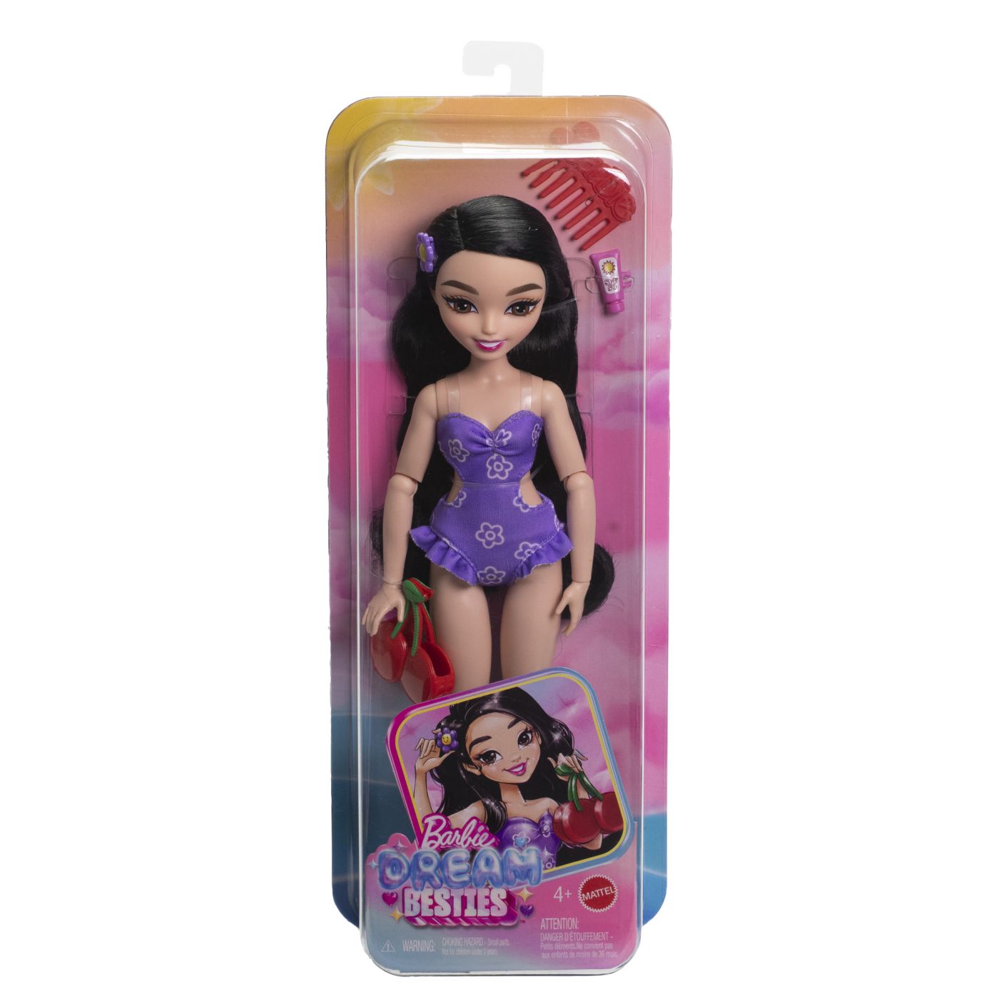 Barbie Dream Besties Papusa Barbie Renee La Plaja Cu Accesorii
