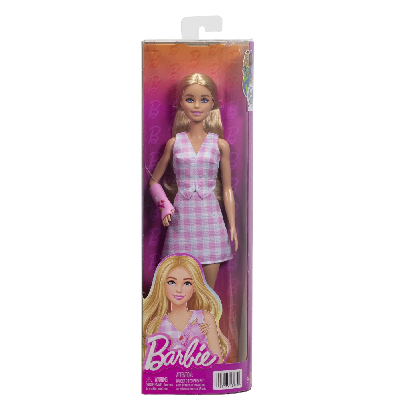 Barbie Fashionistas Papusa Barbie Cu Gips Pentru Brat