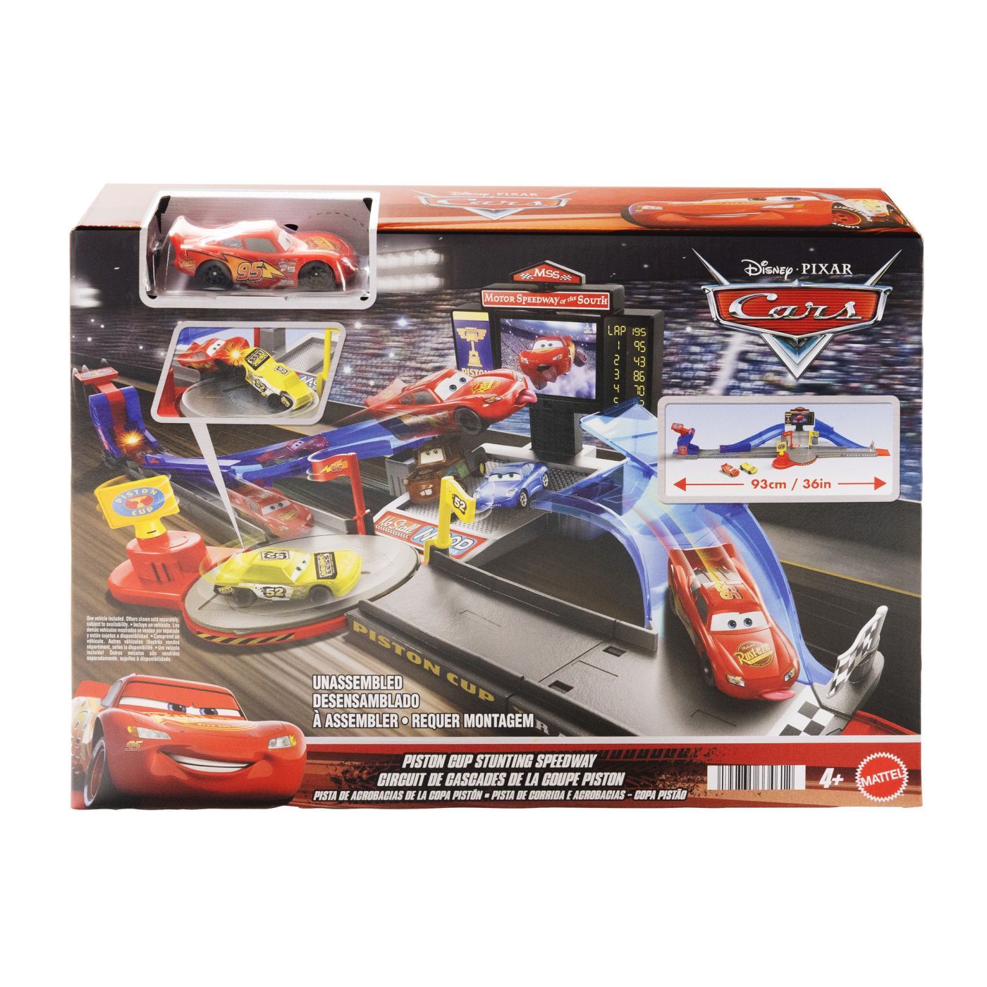 CARS SET DE JOACA PISTA DE CURSE PISTON CUP CU MASINUTA INCLUSA