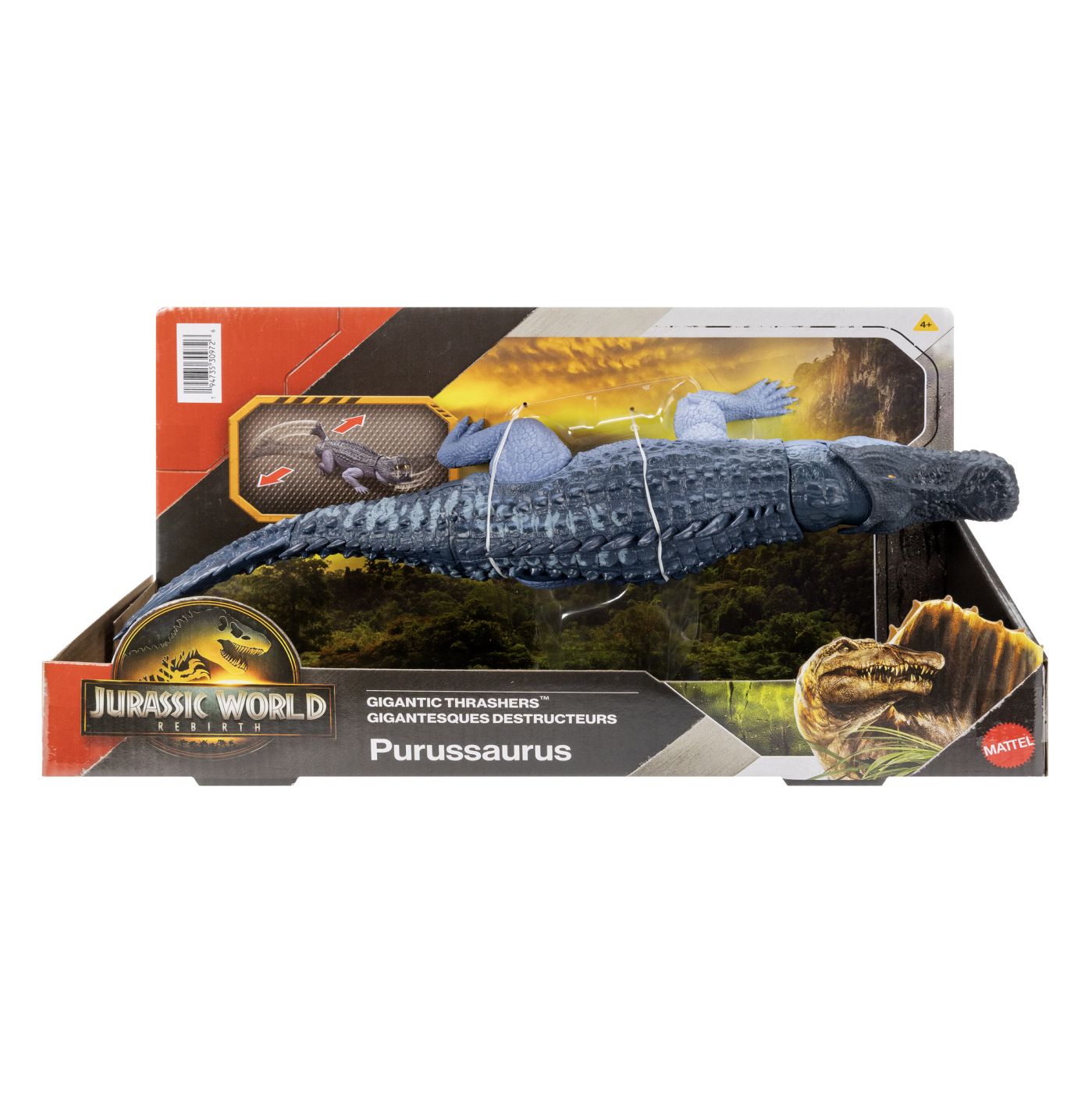 Jurassic World Renasterea Dinozaur Gigantic Purussaurus Interactiv