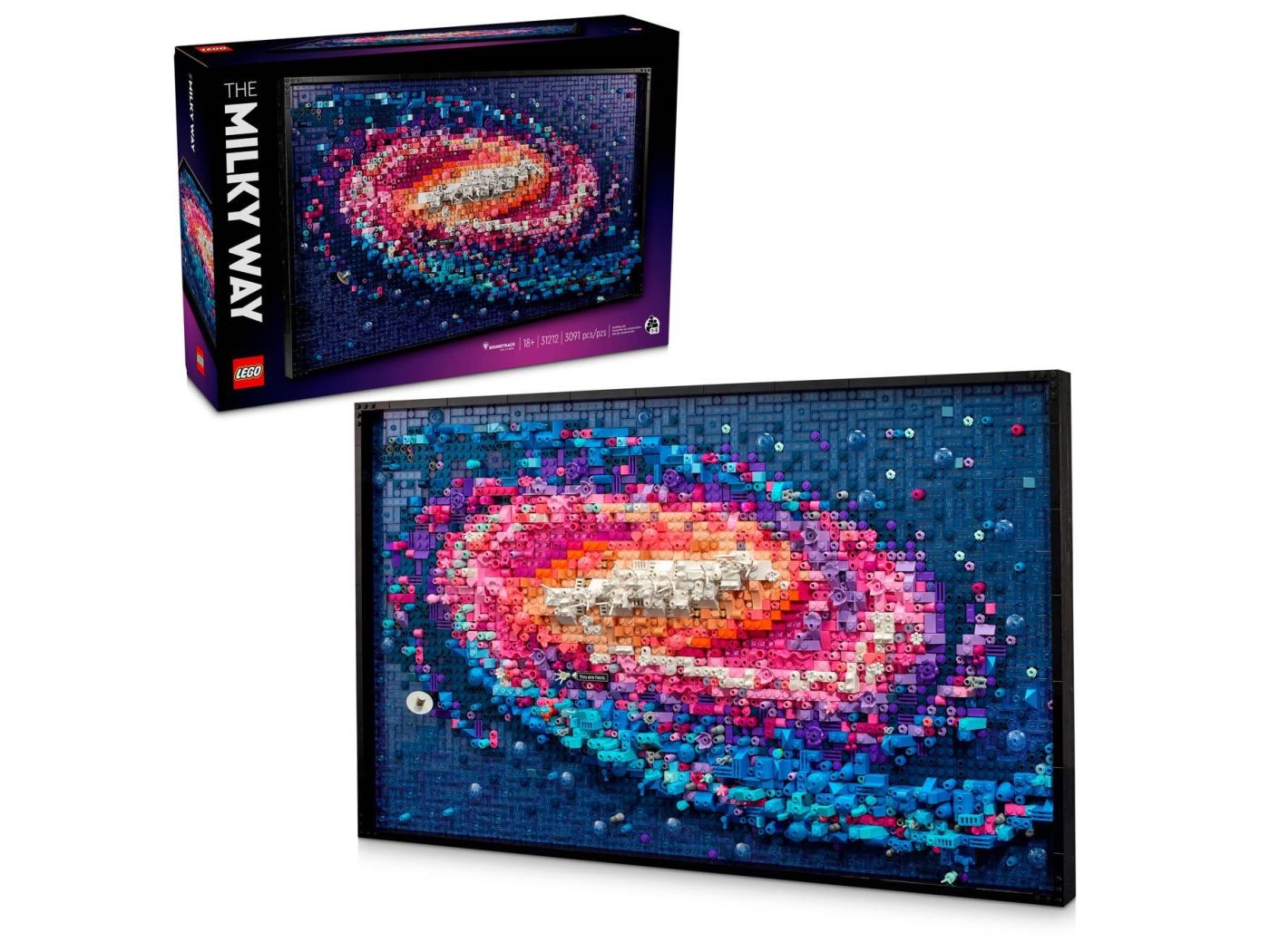 LEGO ART GALAXIA CALEA LACTEE 31212