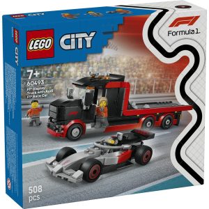 LEGO CITY CAMION DE PREZENTARE F1 CU MASINA DE CURSE AUDI F1 60493