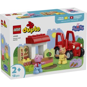 LEGO DUPLO PURCELUSA PEPPA TRACTOR SI PIATA 10468