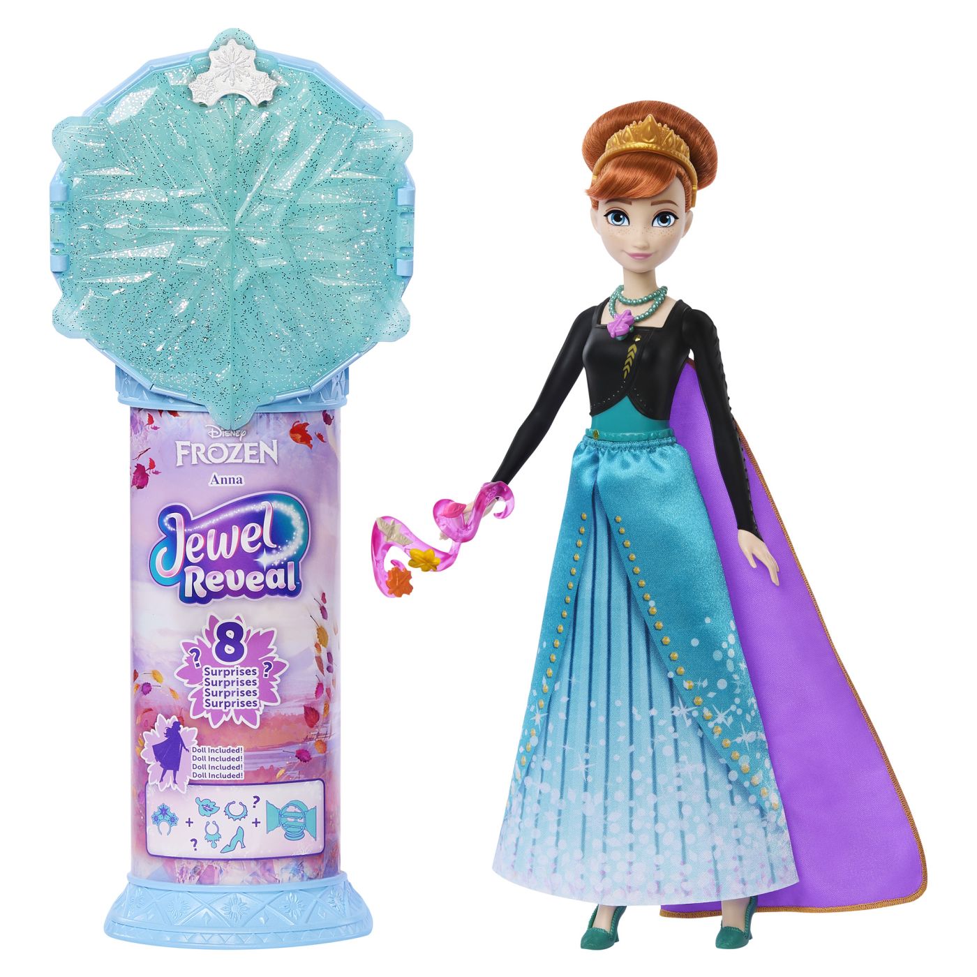 Disney Frozen Jewel Reveal Papusa Anna