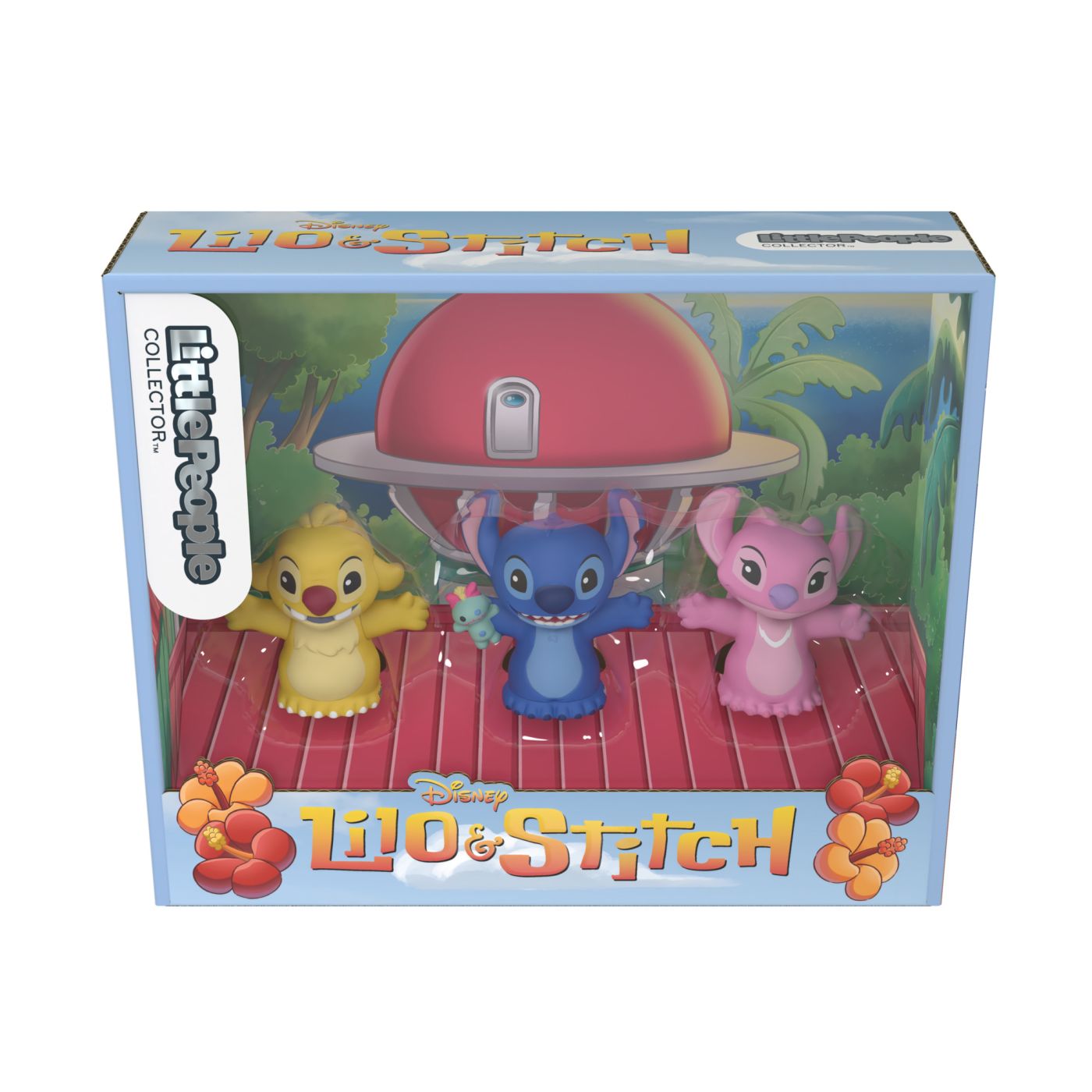 FISHER PRICE LITTLE PEOPLE COLLECTOR DISNEY LILO STICH SET 3 FIGURINE