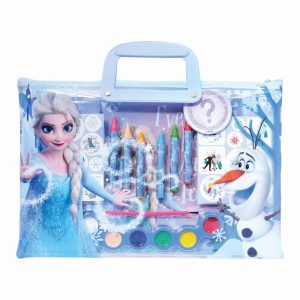 HAPPI HOBBI SET PICTURA GEANTA TRANSPARENTA FROZEN AVENTURA INGHETATA