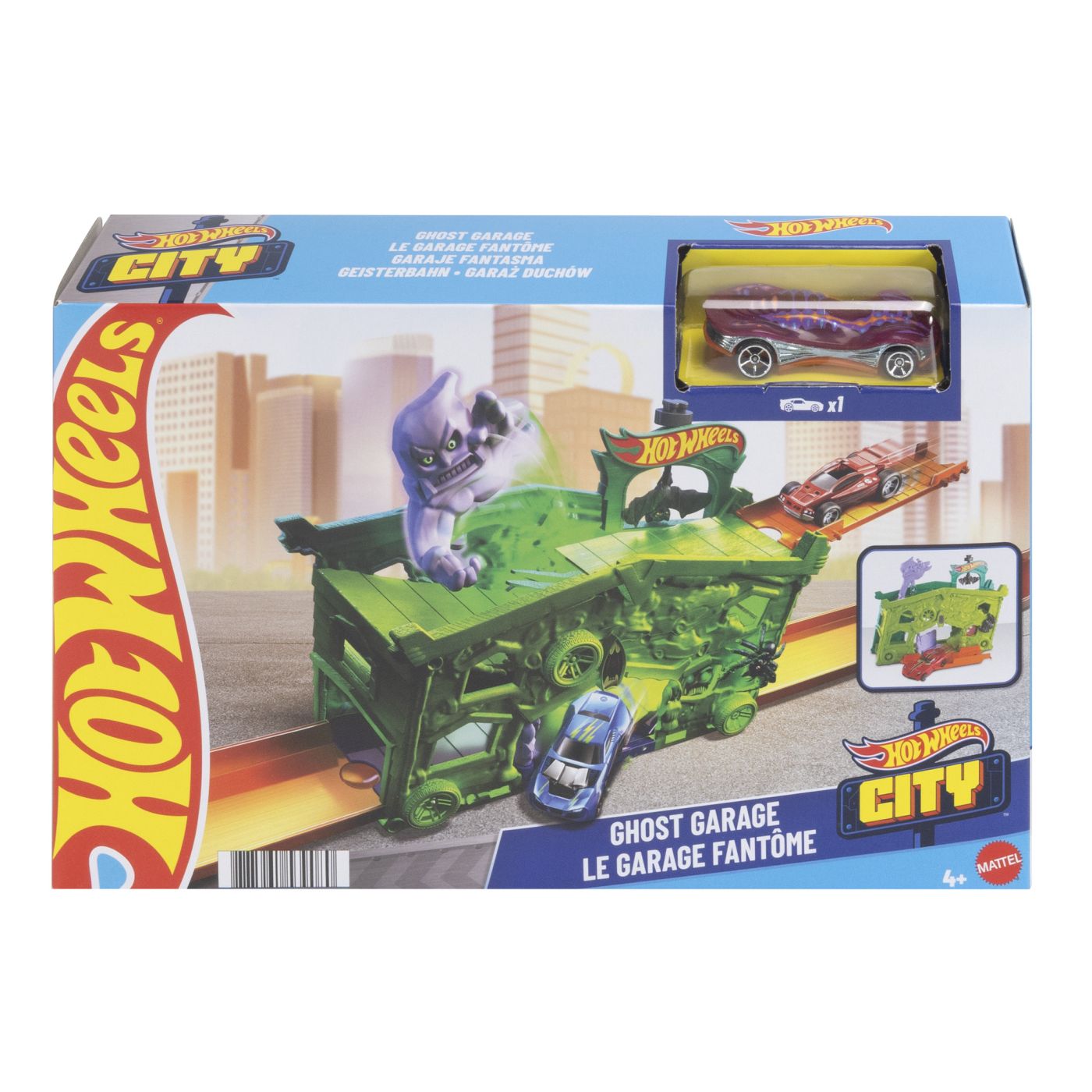 HOT WHEELS CITY SET DE JOACA GARAJUL FANTOMA