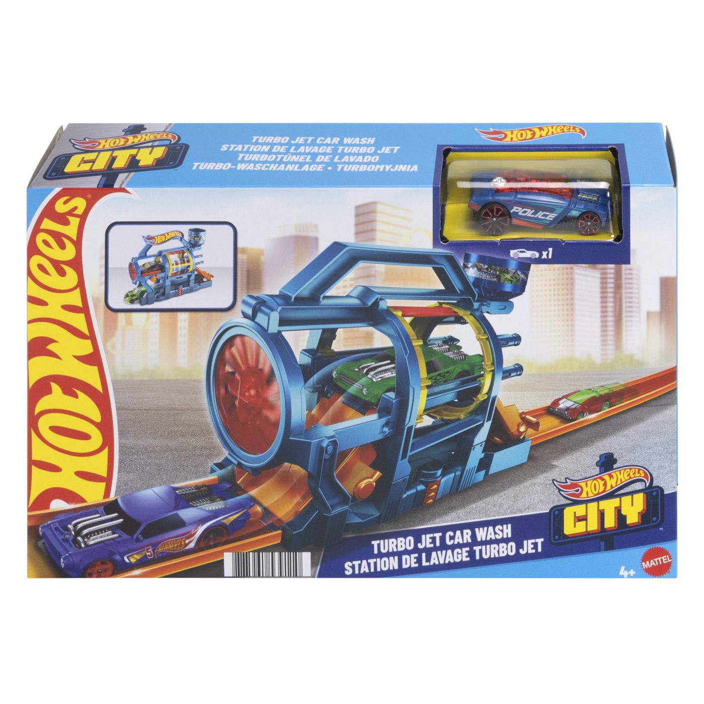 HOT WHEELS CITY SET DE JOACA SPALATORIE DE MASINI TURBO