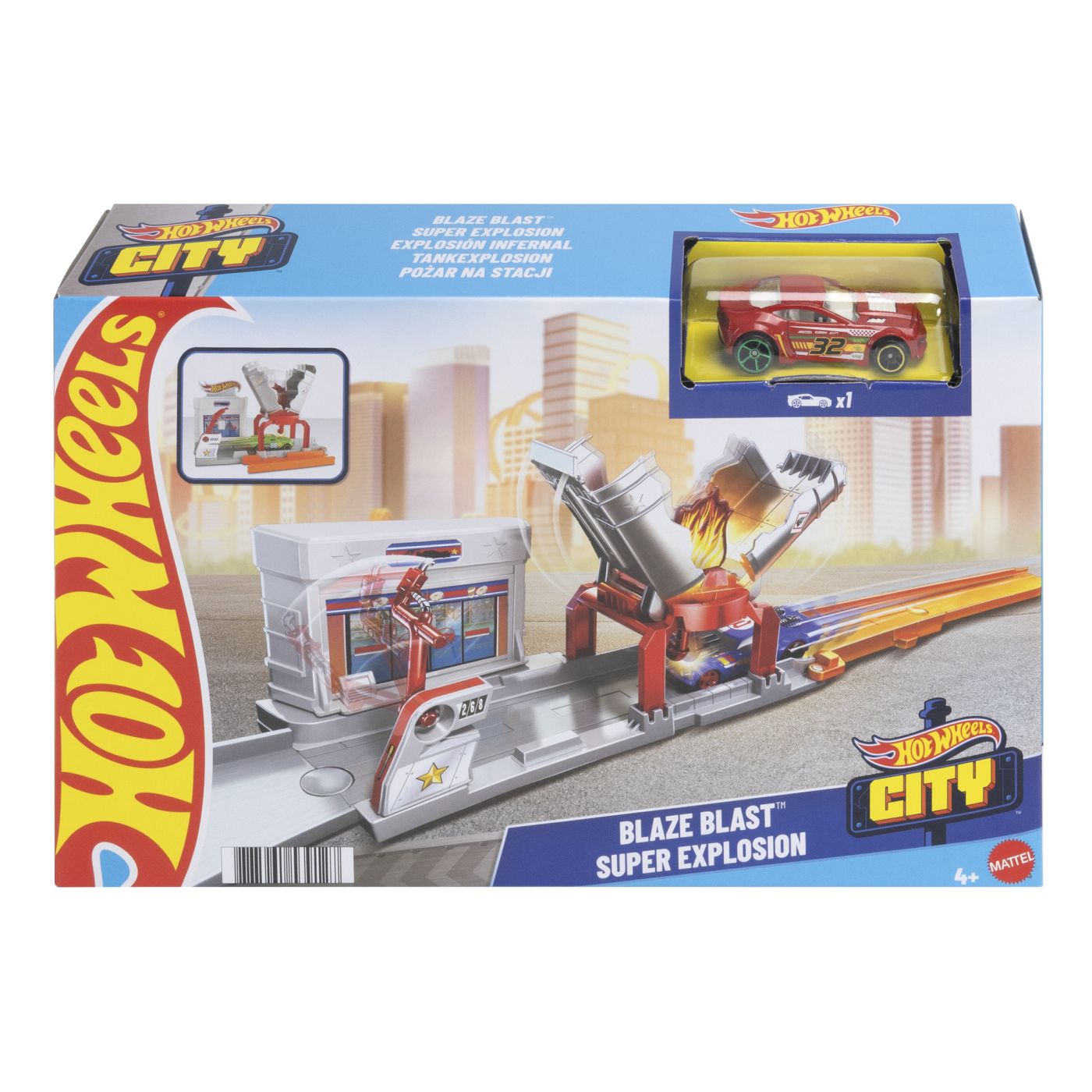 Hot Wheels City Set De Joaca Super Explozie