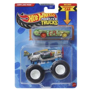 HOT WHEELS MONSTER TRUCK SI MASINUTA METALICA AIRPLANE MODE