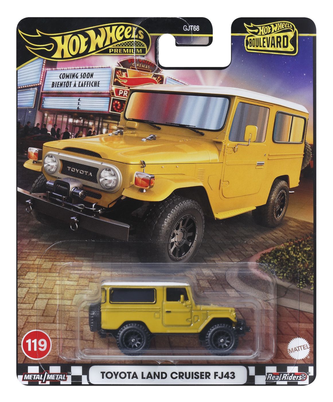 HOT WHEELS PREMIUM BOULEVARD MASINUTA METALICA TOYOTA LAND CRUISER FJ43 SCARA 1 LA 64