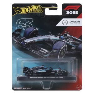 HOT WHEELS PREMIUM REAL RIDERS FORMULA 1 2024 MASINUTA METALICA MERCEDES AMG PETRONAS FORMULA ONE TEAM SCARA 1 LA 64