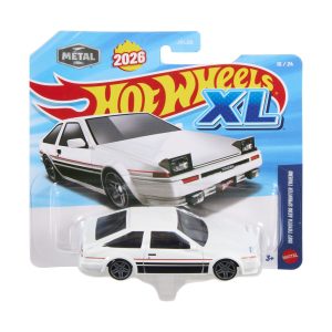 HOT WHEELS XL MASINUTA METALICA TOYOTA AE86 SPRINTER TRUENO 1987 SCARA 1 LA 43