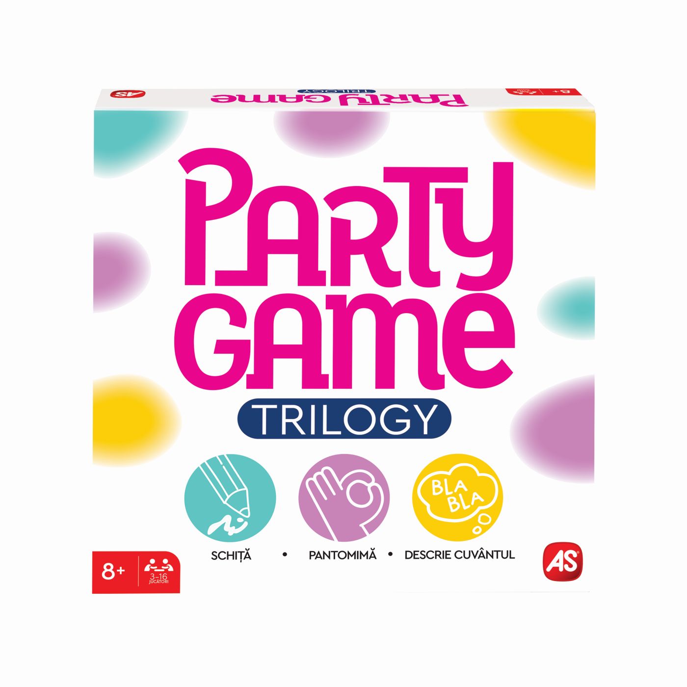 JOC DE SOCIETATE PARTY GAME TRILOGY IN LIMBA ROMANA