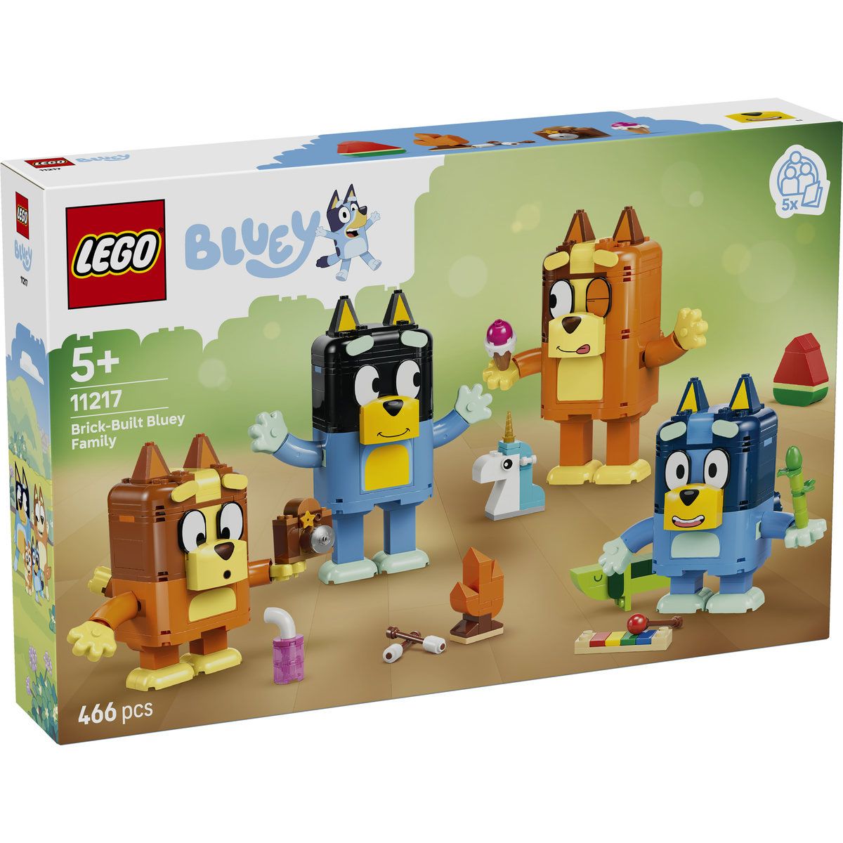 LEGO Bluey Familia Lui Blue Din Caramizi 11217