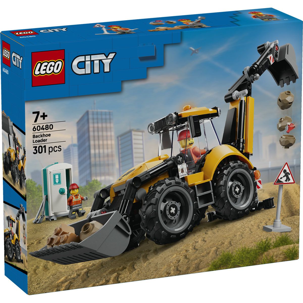 LEGO CITY BULDOEXCAVATOR GALBEN 60480