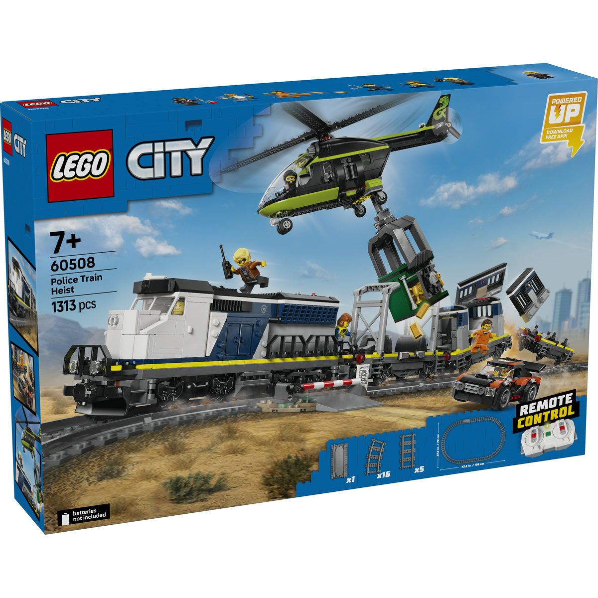 LEGO City Jaf In Trenul Politiei 60508