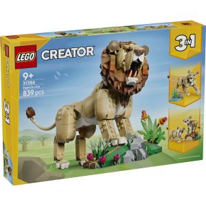 LEGO CREATOR ANIMALE SALBATICE LEU MAIESTUOS 31386