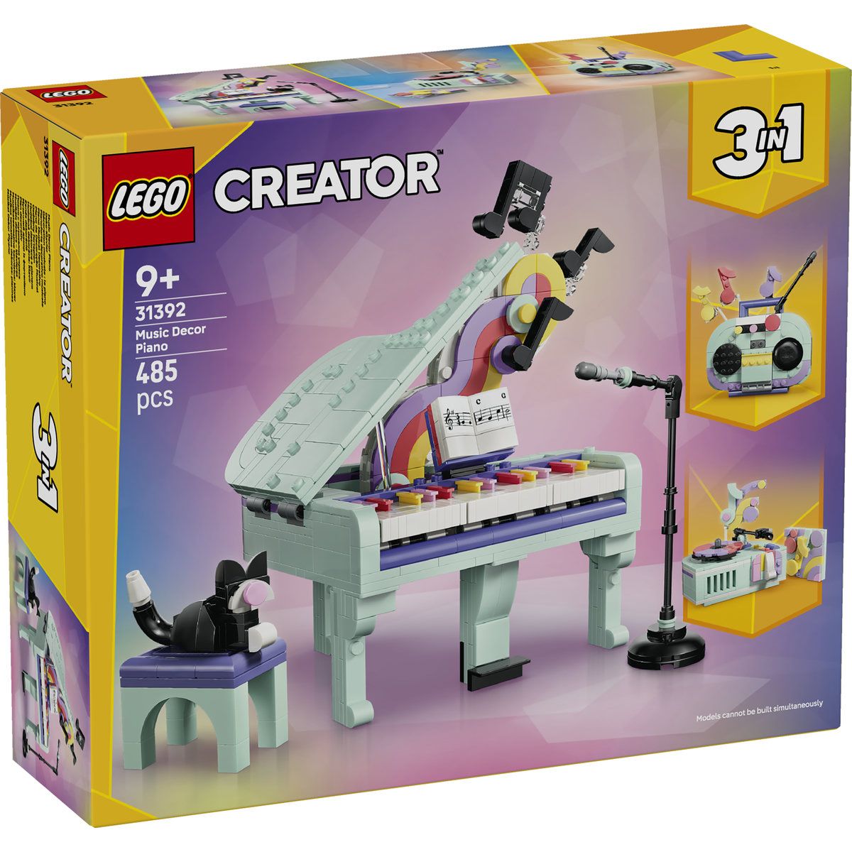 LEGO CREATOR PIAN DECORATIV CU O PISICA 31392