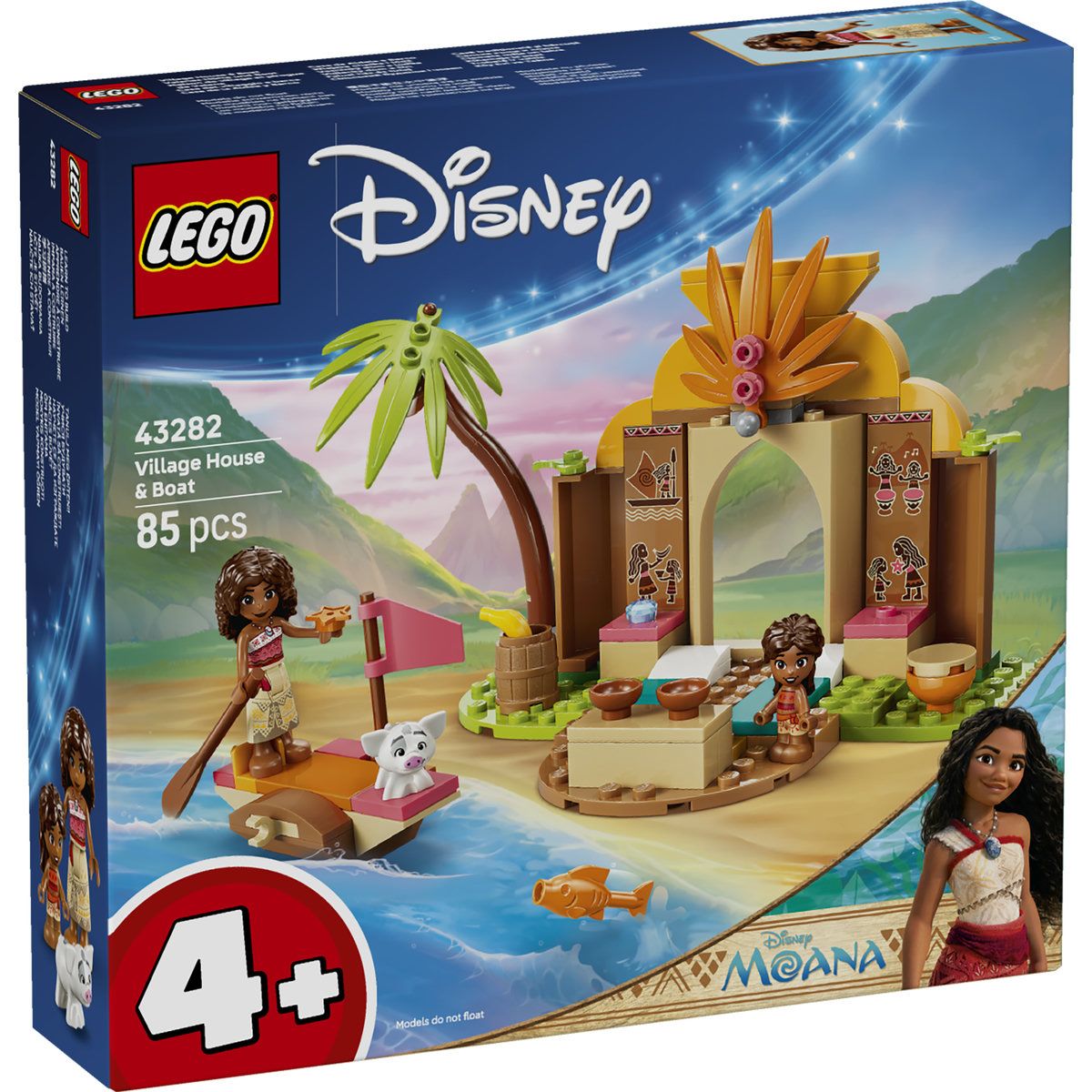 LEGO Disney Moana Casa Traditionala Si Barcuta 43282