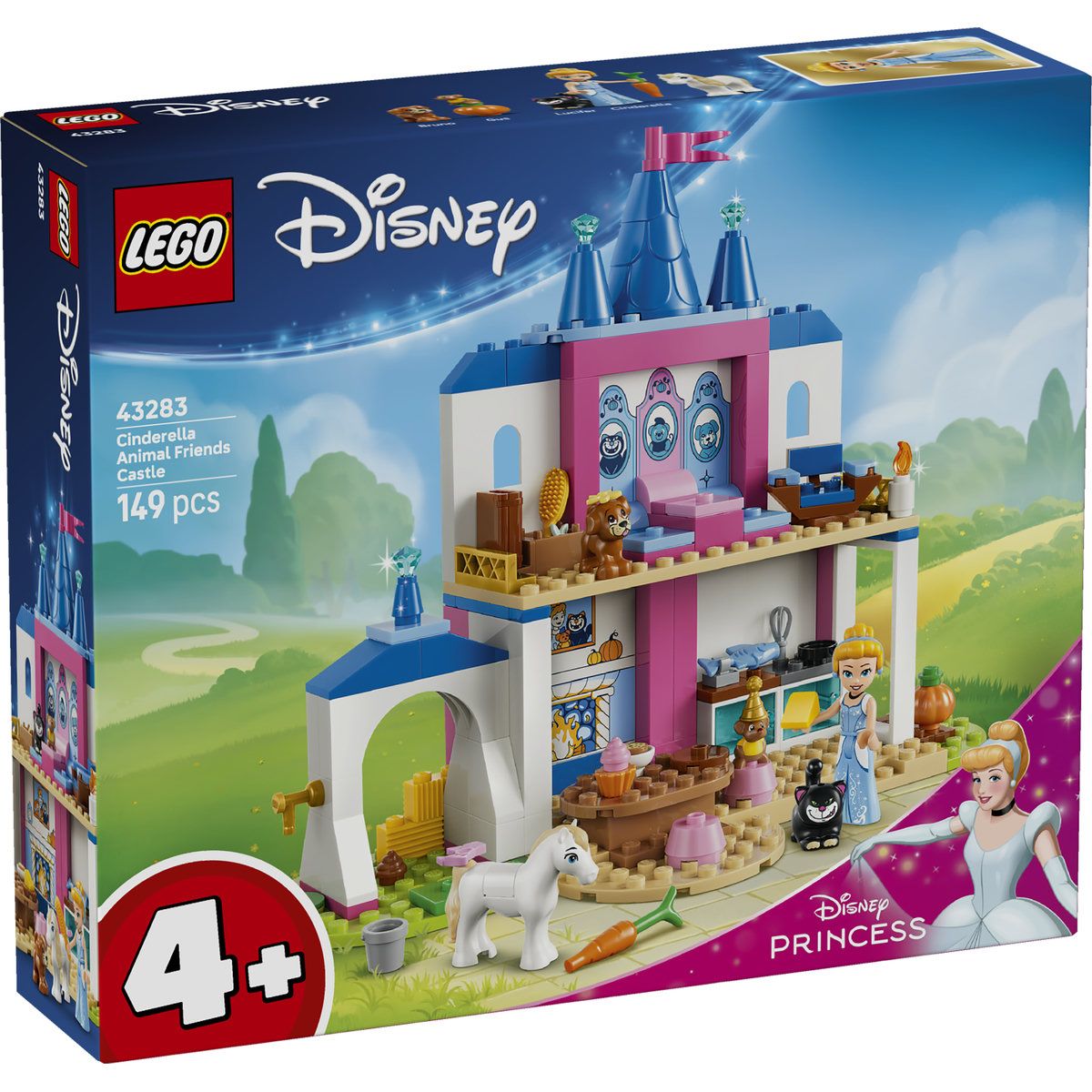 LEGO DISNEY PRINCESS CASTELUL CU ANIMALUTE AL CENUSARESEI 43283