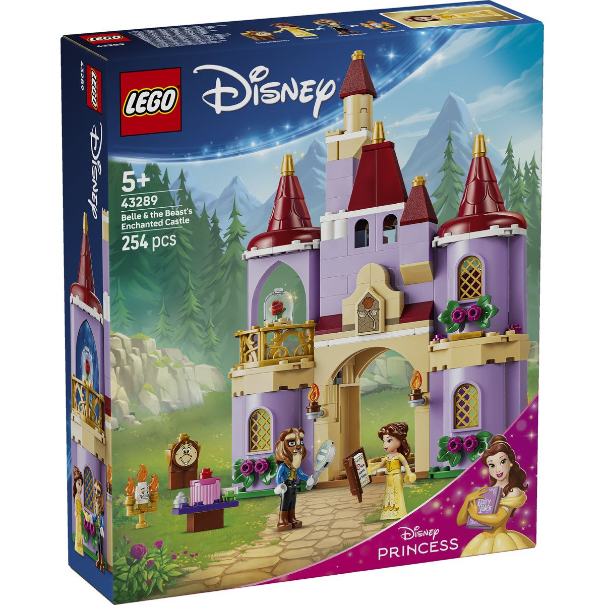 LEGO DISNEY PRINCESS CASTELUL FERMECAT AL LUI BELLE SI AL BESTIEI 43289