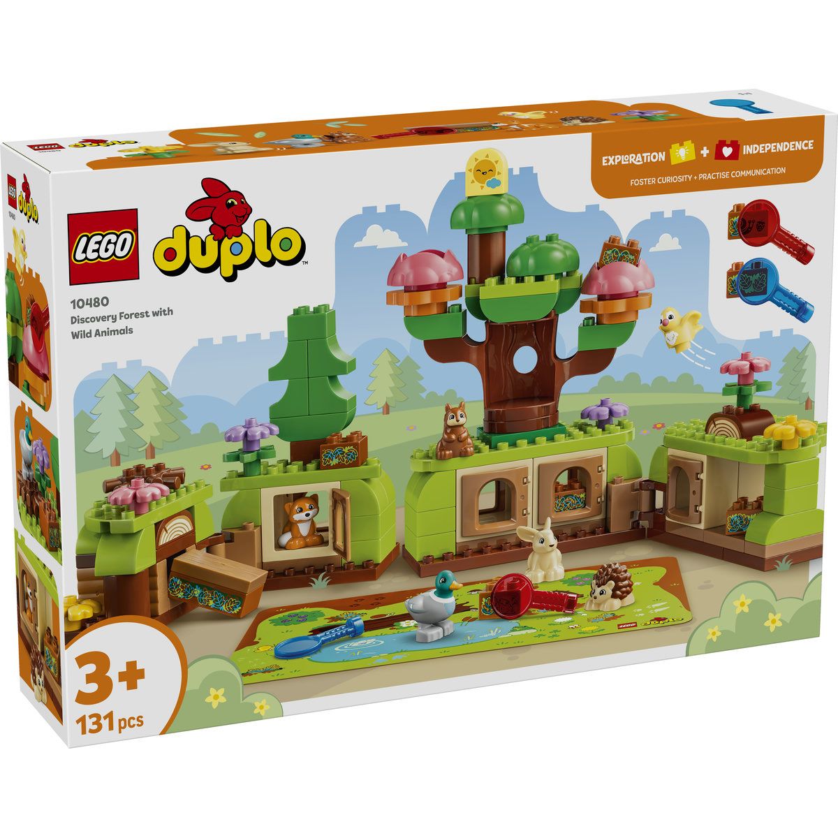 LEGO Duplo Padurea Descoperirilor Cu Animale Salbatice 10480