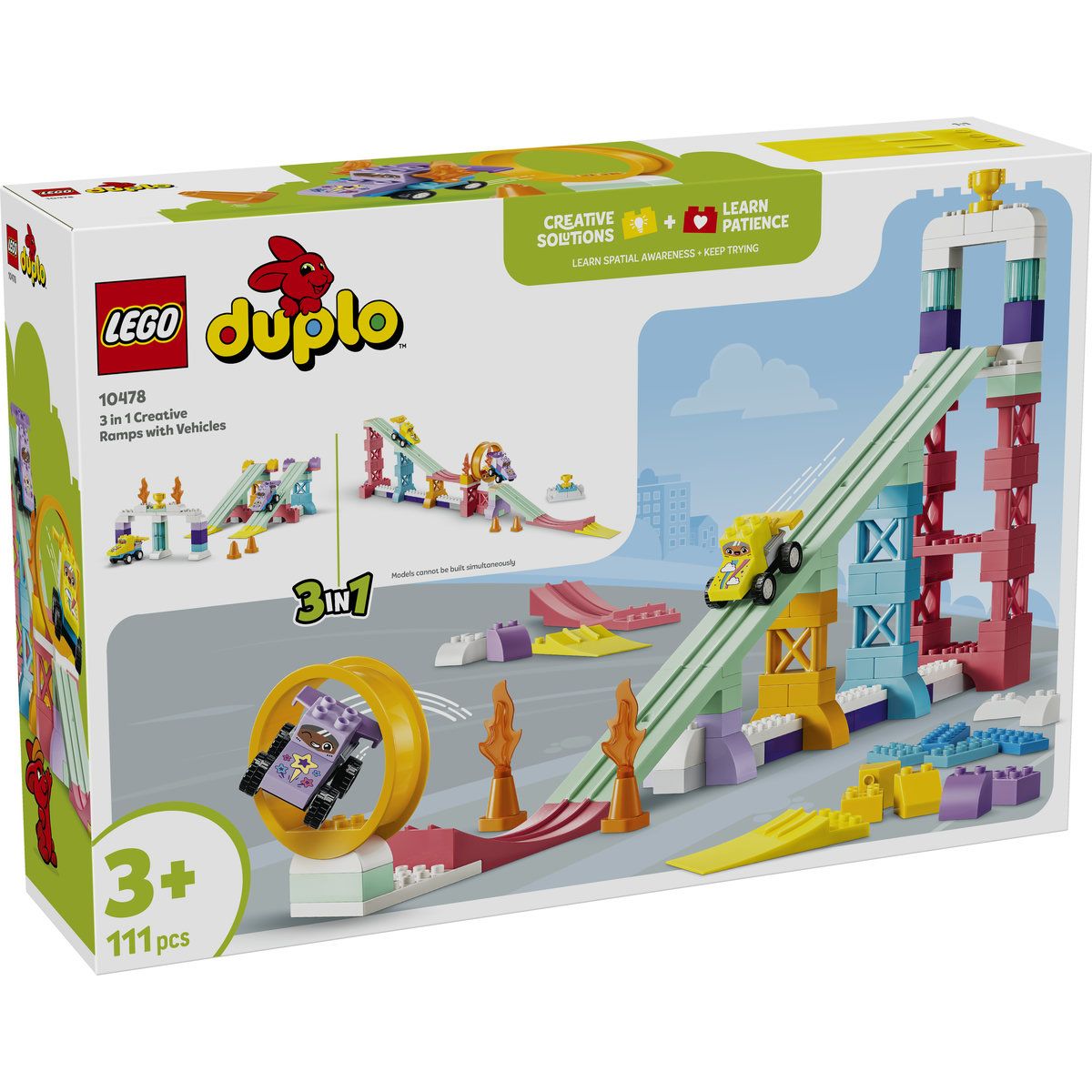 LEGO DUPLO RAMPE CREATIVE CU VEHICULE 3IN1 10478