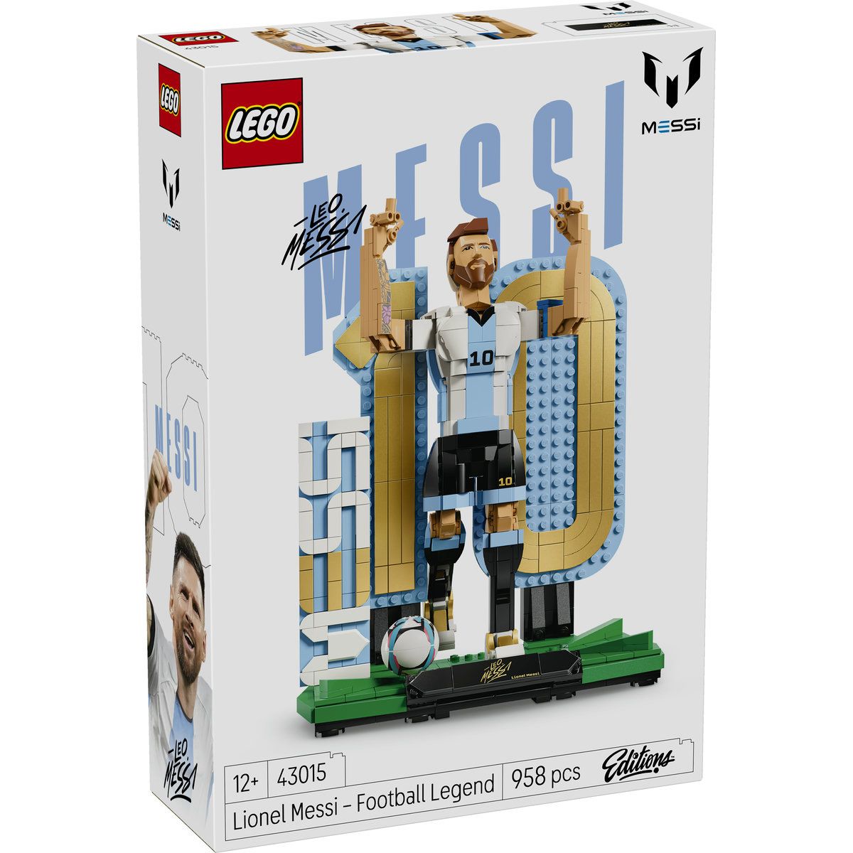 LEGO Editions Lionel Messi Legenda A Fotbalului 43015