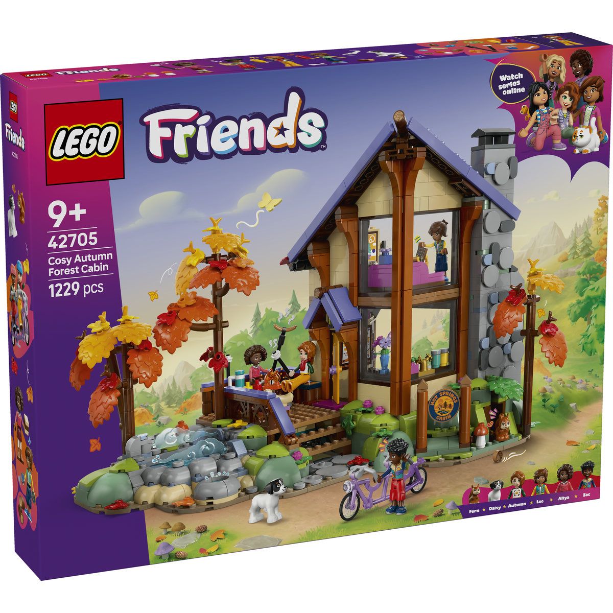 LEGO Friends Cabana Primitoare In Padure Toamna 42705