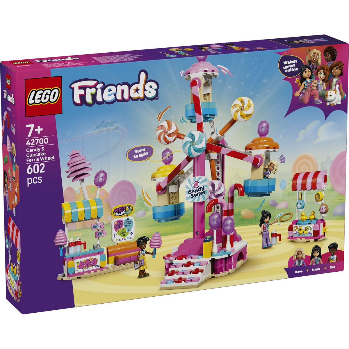 LEGO FRIENDS ROATA FERRIS CU BOMBOANE SI BRIOSE 42700