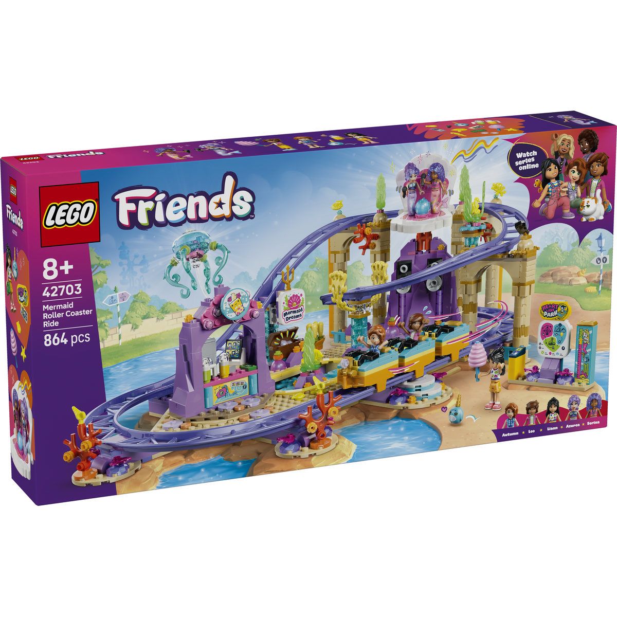 LEGO FRIENDS ROLLER COASTER CU SIRENE 42703